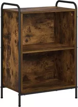 vidaXL B&uuml;cherregal 55,5x33x174cm Holzwerkstoff, r&auml;uchereiche (8013892)