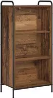 vidaXL B&uuml;cherregal 55,5 x 33 x 174 cm Holzwerkstoff Altholz