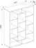 VICCO Raumteiler Bücherregal 11 Fächer, weiß, 107,2x143cm (28031)