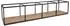MCW Wandregal Q81 Industrial Shabby, Tanne/Metall, 104x21x18cm (Q81)