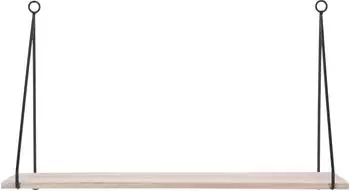 Home & styling collection Wandregal LOFT Paulownienholz, 50x29x15cm