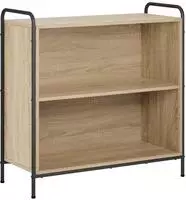 vidaXL B&uuml;cherregal 80 x 33 x 80 cm Holzwerkstoff Sonoma-Eiche