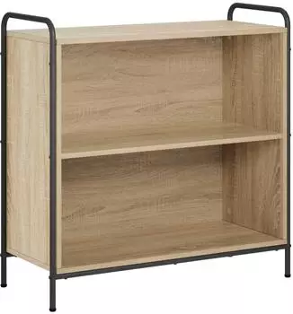 vidaXL B&uuml;cherregal 80x33x80cm Holzwerkstoff Sonoma-Eiche