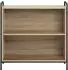 vidaXL Bücherregal 80x33x80cm Holzwerkstoff Sonoma-Eiche