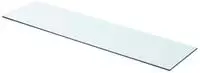 vidaXL Regalboden Glas Transparent 80x20 cm