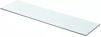 vidaXL Regalboden Glas transparent 80x20cm (243834)