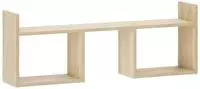 vidaXL Wandregal Sonoma-Eiche 90 x 17 x 32 cm Holzwerkstoff