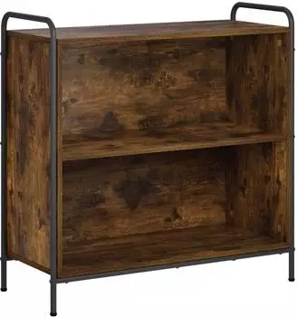 vidaXL B&uuml;cherregal 80x33x80cm Holzwerkstoff, R&auml;uchereiche