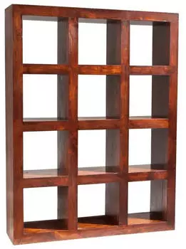 Massivmoebel24 Oxford Raumteiler Akazie, nougat lackiert, 138x36x184cm (09-350-620-6504)