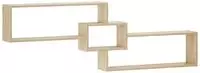 vidaXL Wandregal Sonoma-Eiche 158 x 17 x 53 cm Holzwerkstoff