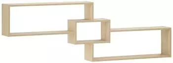 vidaXL Wandregal Sonoma-Eiche 158x17x53cm Holzwerkstoff