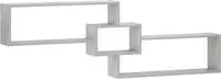 vidaXL Wandregal Betongrau 158 x 17 x 53 cm Holzwerkstoff