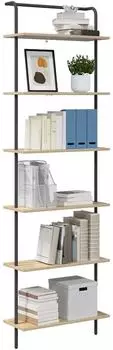 vidaXL B&uuml;cherregal Sonoma-Eiche 60x24x203cm Holzwerkstoff (879972)