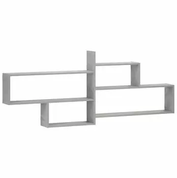 vidaXL Wandregal Holzwerkstoff betongrau 168,5x17x68cm