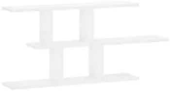 vidaXL Wandregal wei&szlig; 100x17x45,5cm Holzwerkstoff (8015112)