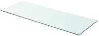 vidaXL Regalboden Glas Transparent 80x30 cm