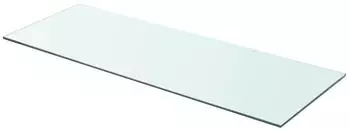 vidaXL Regalboden Glas transparent 80x30cm (243836)
