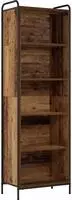 vidaXL B&uuml;cherregal 55,5 x 33 x 174 cm Holzwerkstoff Altholz