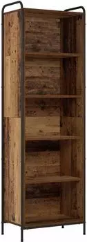 vidaXL B&uuml;cherregal 55,5x33x174cm Holzwerkstoff, Altholz-Optik