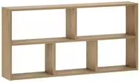 vidaXL Wandregal Artisan-Eiche 102 x 17 x 50 cm Holzwerkstoff