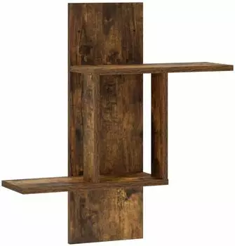 vidaXL Wandregal R&auml;uchereiche 59x17x63cm Holzwerkstoff (8015092)