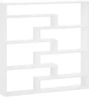 vidaXL Wandregal Wei&szlig; 103 x 17 x 102 cm Holzwerkstoff