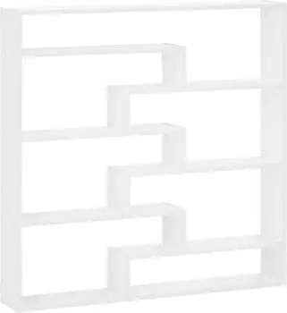 vidaXL Wandregal wei&szlig; 103x17x102cm Holzwerkstoff (8015016)