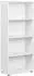 Albert Roller Bücherregal Arco 3 Melamin, weiß, 60x145x30cm (13500030)