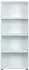 Albert Roller Bücherregal Arco 3 Melamin, weiß, 60x145x30cm (13500030)
