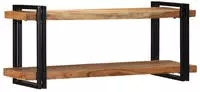 vidaXL Wandregal 110x33x45 cm Massivholz Akazie