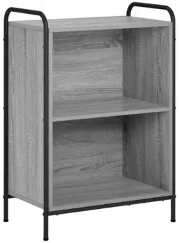 vidaXL Bücherregal 55,5x33x174cm Holzwerkstoff, Sonoma-Grau (8013893)