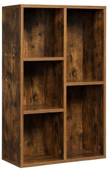 Vasagle LBC025X01 B&uuml;cherschrank vintage braun
