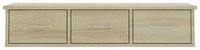 vidaXL Wand-Schubladenregal Sonoma-Eiche 88x26x18,5 cm Holzwerkstoff