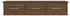 vidaXL Wand-schubladenregal 88x26x18,5cm