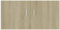 vidaXL Wandschrank Sonoma-Eiche 80x39x40 cm Holzwerkstoff
