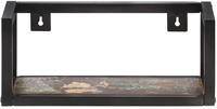 vidaXL Wandregale 2 Stk. 40 cm Altholz Massiv