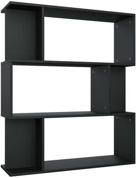 vidaXL Raumtrenner 80x24x96cm (800082) schwarz