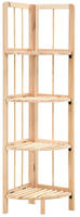 vidaXL Eckregal Zedernholz 27x27x110 cm