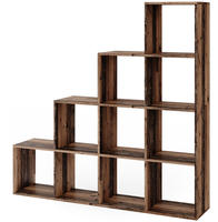 Vicco - Treppenregal , Antikholz, 142.5 X 140 Cm