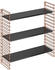 schwarz kupfer (377608341): Metaltex Tomado 70x21x68 cm
