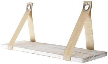 Mendler Vire 27x50cm Shabby-Look weiß