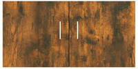Wandschrank R&auml;uchereiche 80x39x40 Cm Holzwerkstoff Vidaxl