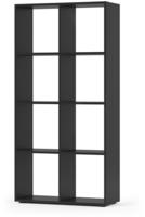 Vicco - Raumteiler Scutum, Schwarz, 143 X 72 Cm