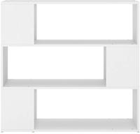 vidaXL B&uuml;cherregal Raumteiler Wei&szlig; 100x24x94 cm