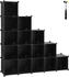 Songmics LPC44 Würfel-Regalsystem 91x91x36 cm