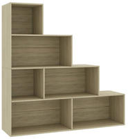 vidaXL B&uuml;cherregal/Raumteiler Sonoma-Eiche 155x24x160 cm Holzwerkstoff