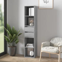 vidaXL B&uuml;cherregal Grau Sonoma 36x30x171 cm Holzwerkstoff