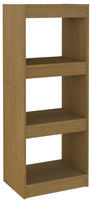 vidaXL B&uuml;cherregal/Raumteiler Honigbraun 40x30x103,5 Massivholz Kiefer