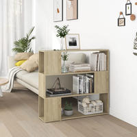 vidaXL B&uuml;cherregal Raumteiler Sonoma-Eiche 100x24x94 cm