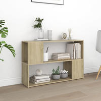 vidaXL B&uuml;cherregal Sonoma-Eiche 100x24x63 cm Holzwerkstoff